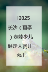 2025长沙（夏季）走娃少儿健走大赛开幕