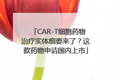 CAR-T细胞药物治疗实体瘤要来了？这款药物申请国内上市