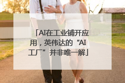 AI在工业铺开应用，英伟达的“AI工厂”并非唯一解
