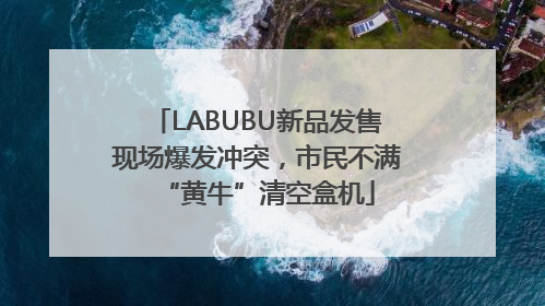 LABUBU新品发售现场爆发冲突，市民不满“黄牛”清空盒机
